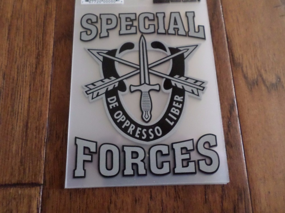 U.S ARMY SPECIAL FORCES WINDOW DECAL BUMPER STICKER