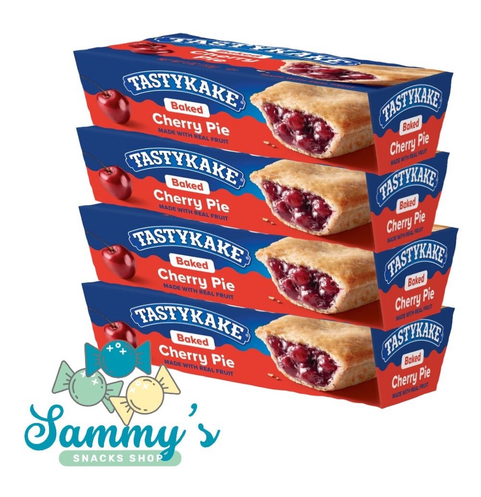 Tastykake 4 Baked Cherry Pies