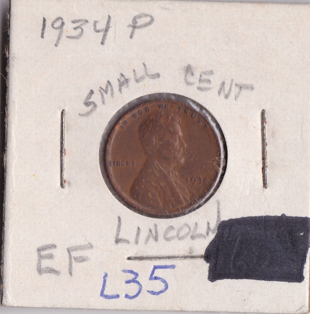 1934 Lincoln Cent L35