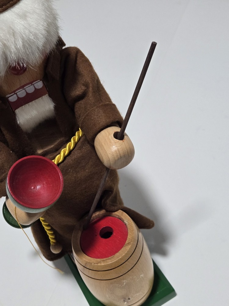 Vintage Steinbach German Nutcracker - Bacchus Monk Wine Maker S667 Retired READ
