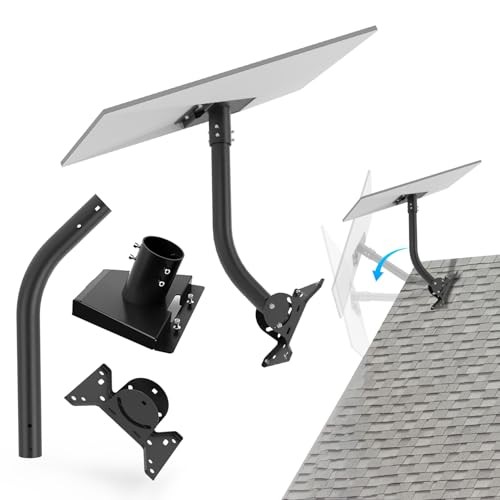 Starlink Gen3 Mounting Kit, Adjustable Starlink Bracket Set Elbow Pipe,