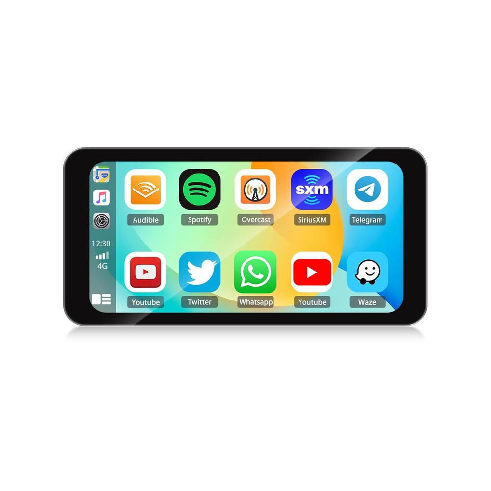 Motorcycle GPS Navigation Wireless Portable Carplay/Android Waterproof