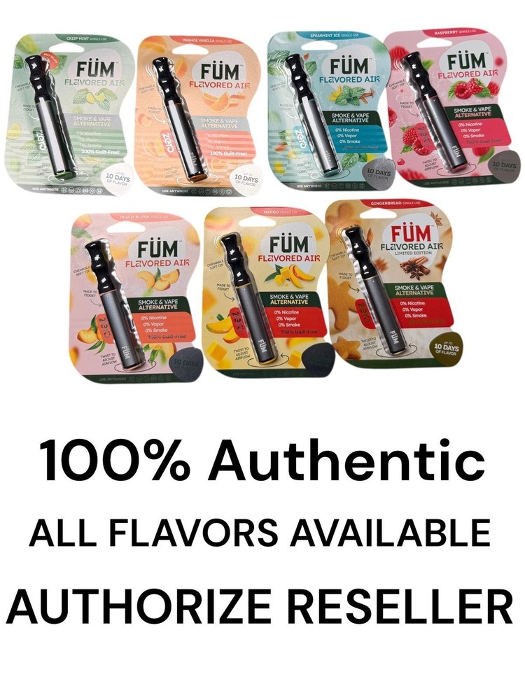 FUM Zero Flavored Air Device  100% Authentic  All Flavors Available