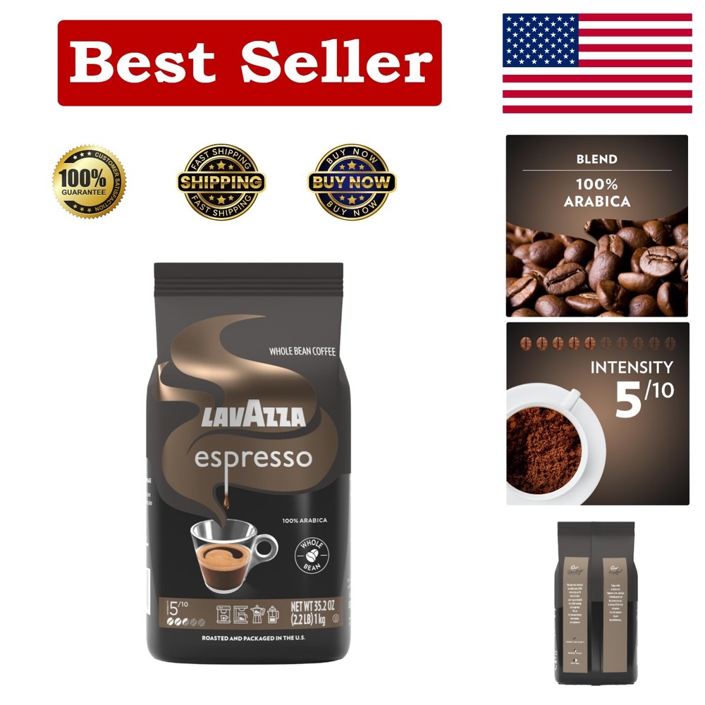 Medium Roast Whole Bean Espresso - 2.2 lb, Aromatic Fruit & Floral Notes