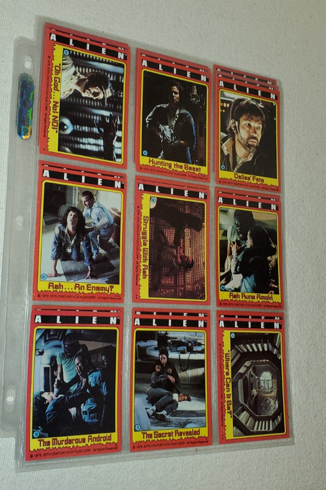 1979 Topps Alien Complete Card Set (84)