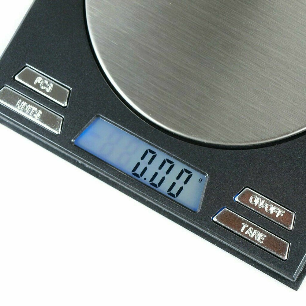 100g x 0.01g Digital Precision Scale CD Case Scale with Calibration Weights