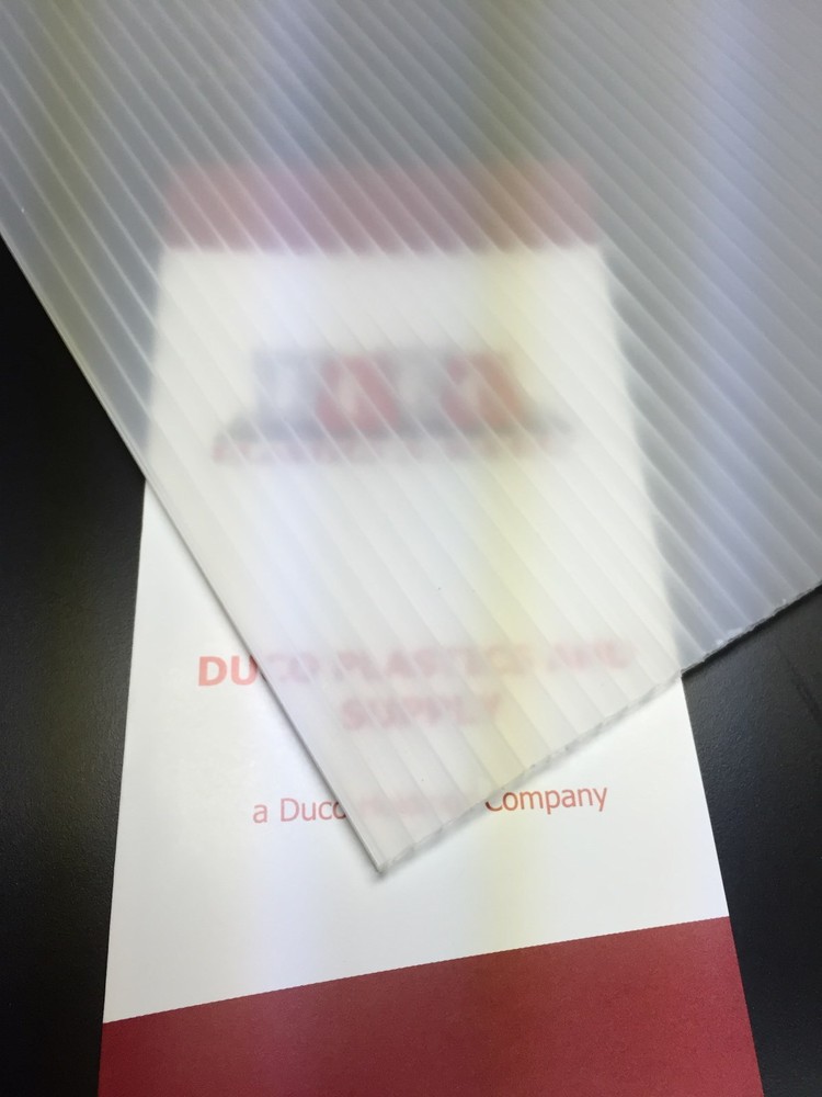 Coroplast 4mm 36" x 24" (10 Pack) Translucent Corrugated Sheets Horizontal