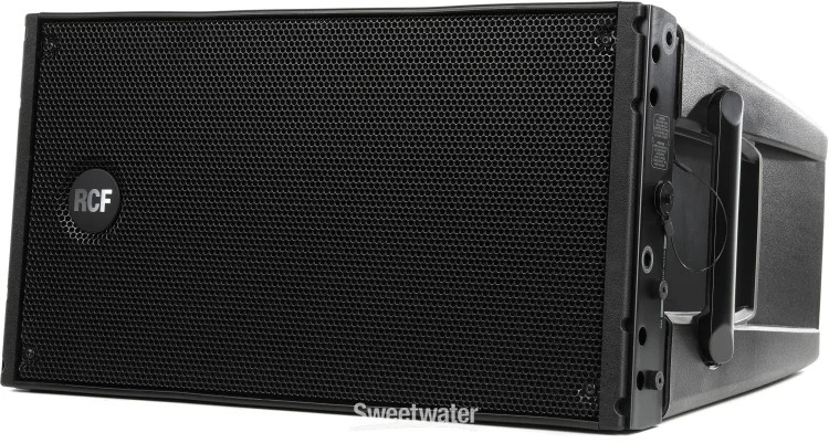 RCF HDL 10-A 1400-watt Dual 8-inch Active Line Array Module - Black (each)