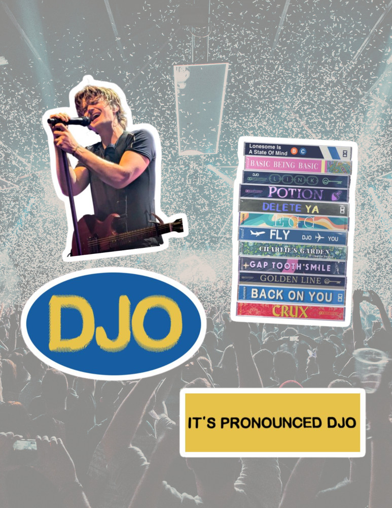Djo 4pc Stickers Pack