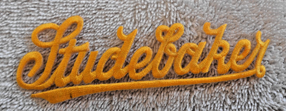 Studebaker Gold Script 4.75" Patch Unused