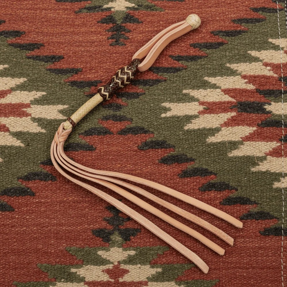 Charro Cuarta Charra Braided Leather Quirt