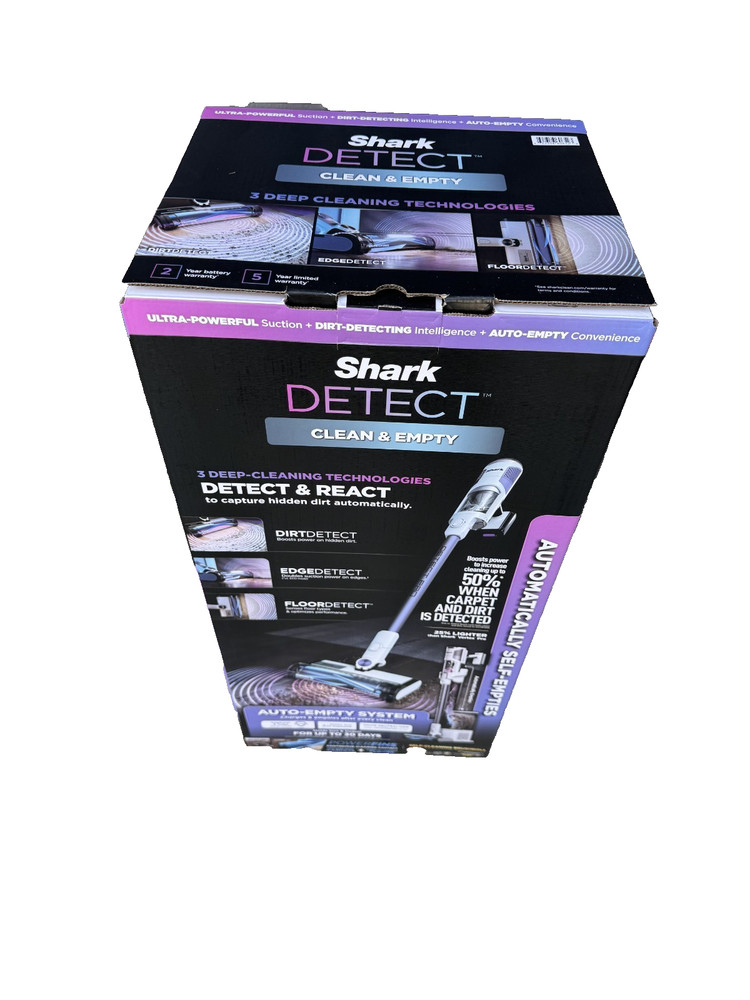Shark Detect IW3120 Detect & React Clean & Empty Automatic Empty System *NEW*