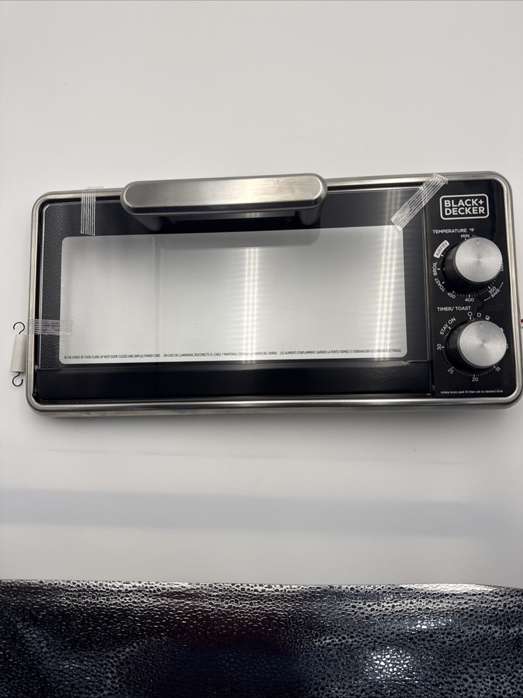Handles Glass Panels, Timer Knobs For Black+Decker Crisp & Bake Toaster Oven