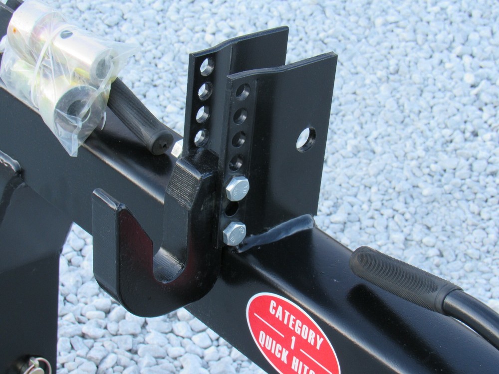 3 Point Quick Hitch with Bushings Fits Cat 1 Tractor Implement Attachment