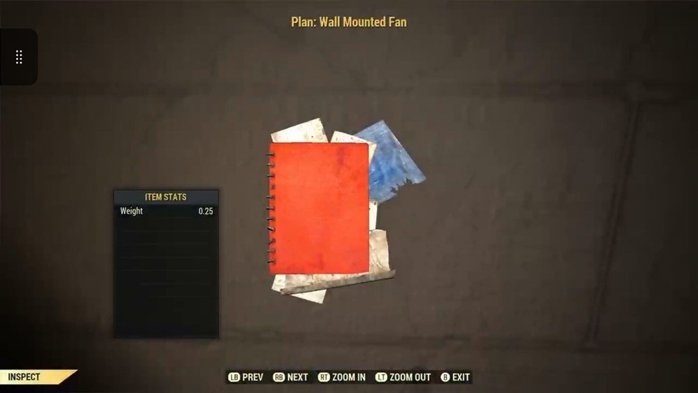 (Xbox) Wall Mounted Fan Plan