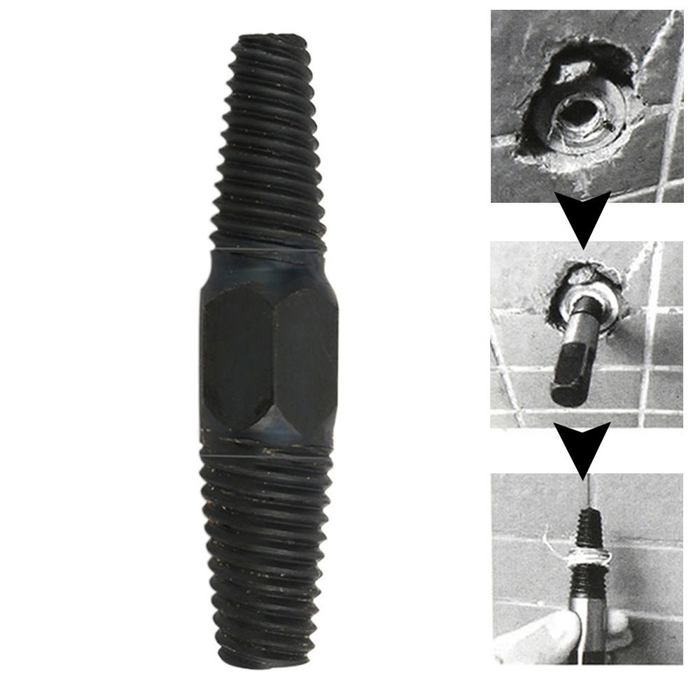 Carbon Steel 1/2 3/4" Multi-functional Extractor&Crowbar Drill Bits Double Head