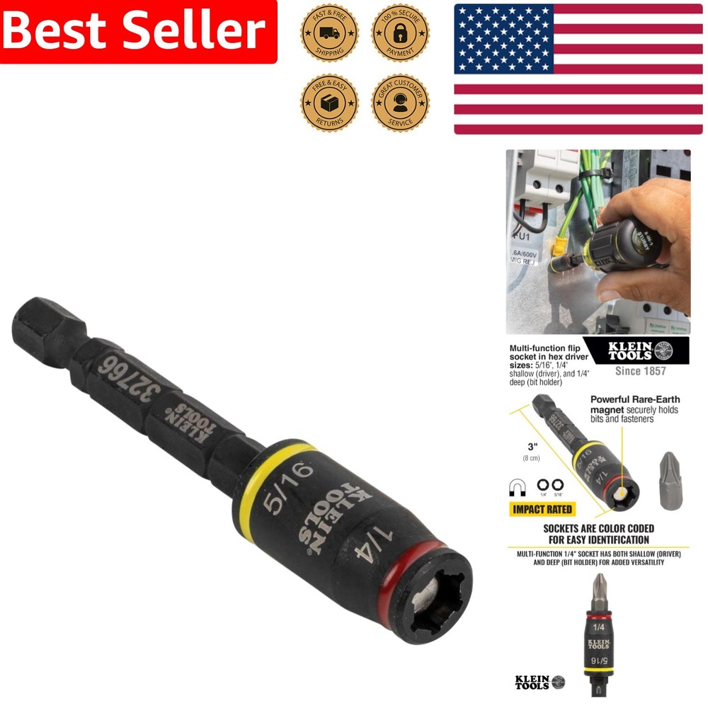 Multi-Functional 3-Inch Impact Driver Socket with Magnetic Hold - Durable Design