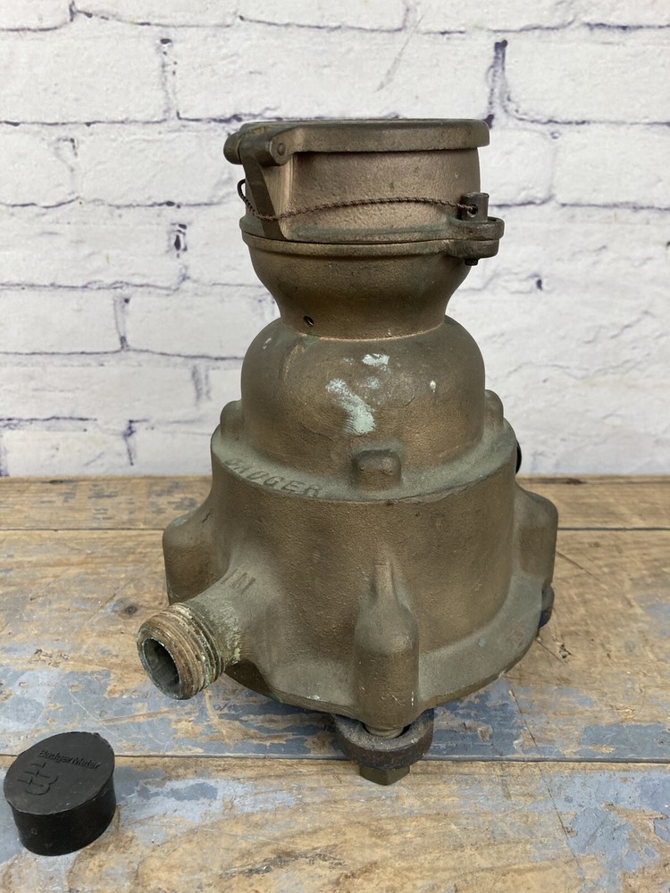 Antique Badger Brass Water Meter