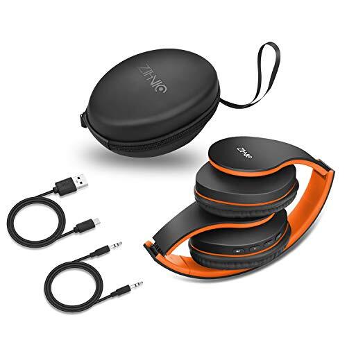 Bluetooth Headphones Over-Ear, Foldable Wireless and Wired Stereo Headset