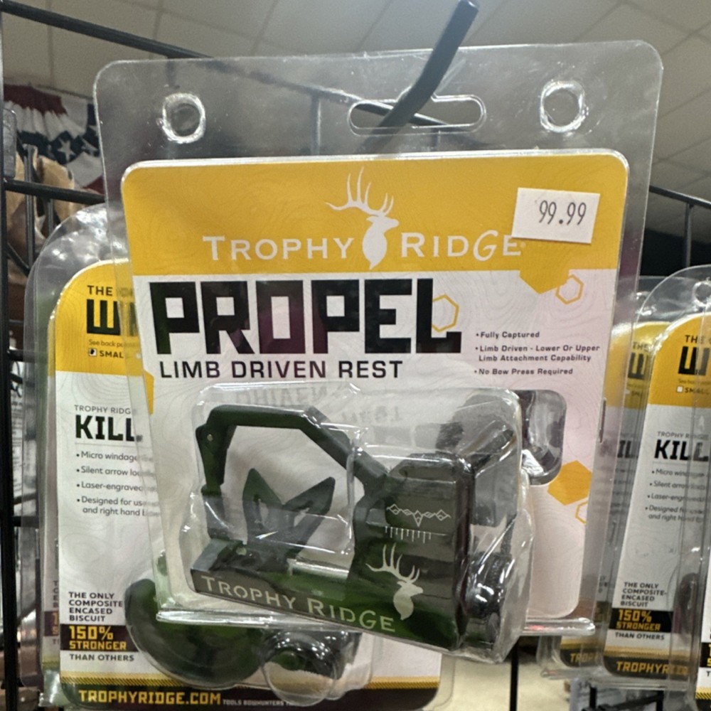 Trophy Ridge Propel IMS Limb Driven Rest Arrow Rest Black 1123