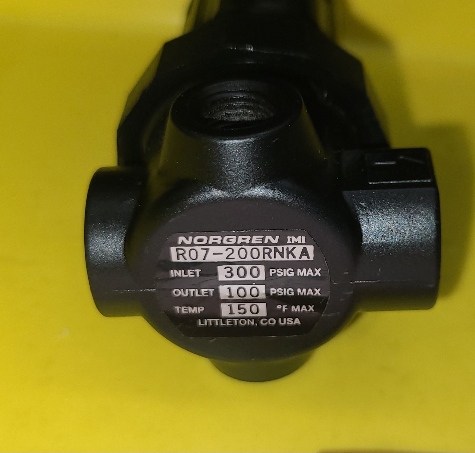 Norgren R07-200RNKA 1/4 Pressure Regulating Valve Assy, Mini