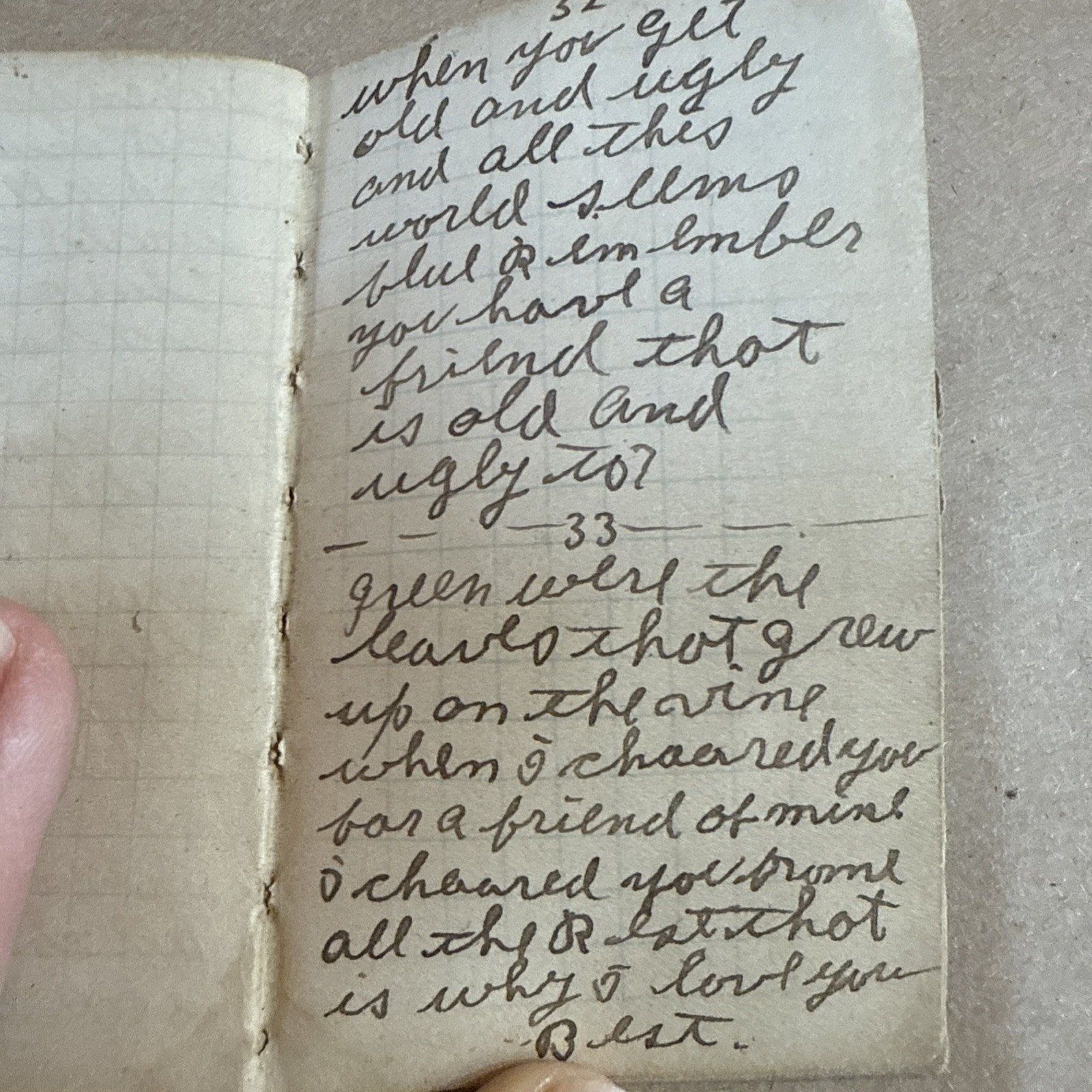WWI Camp Travis Soldier’s Little Book Of Love Poems