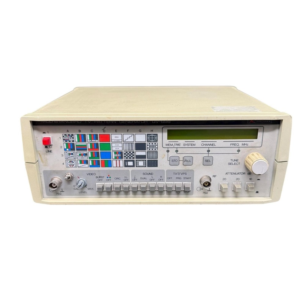 MULTISTANDARD TV PATTERN GENERATOR GV-698 GV698AES0000