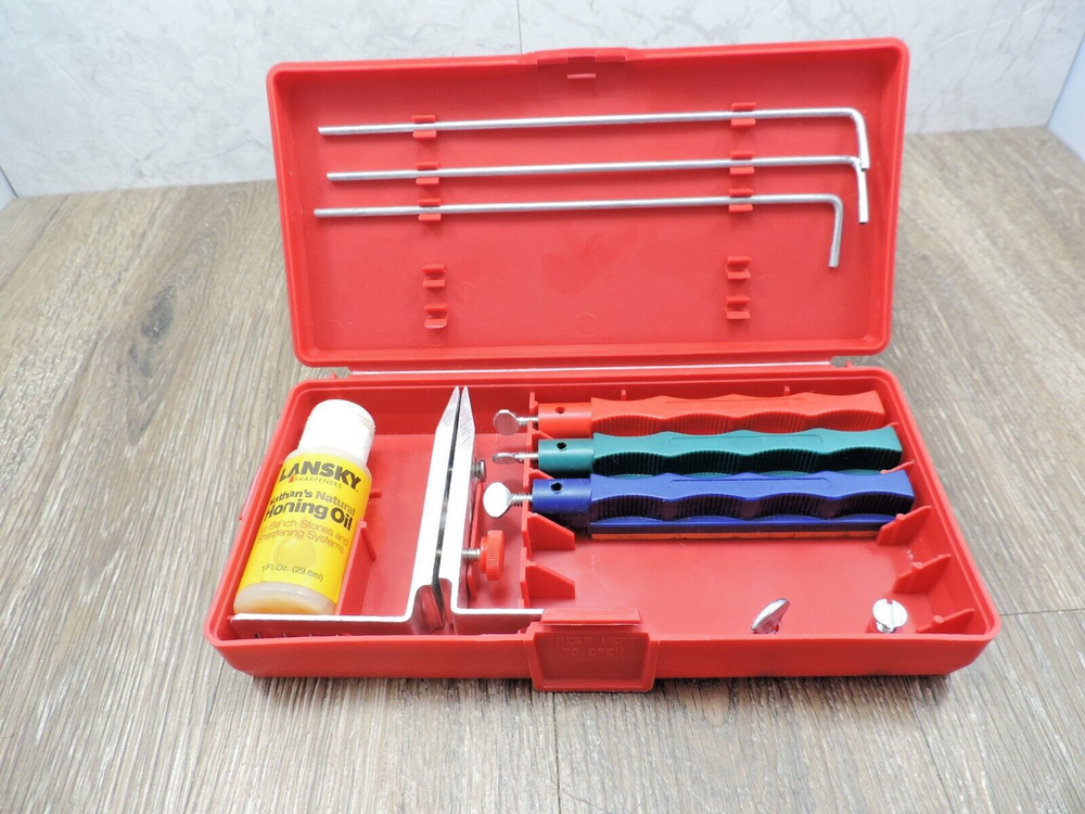 Lansky LS Sharpener Red Box 3 Stones