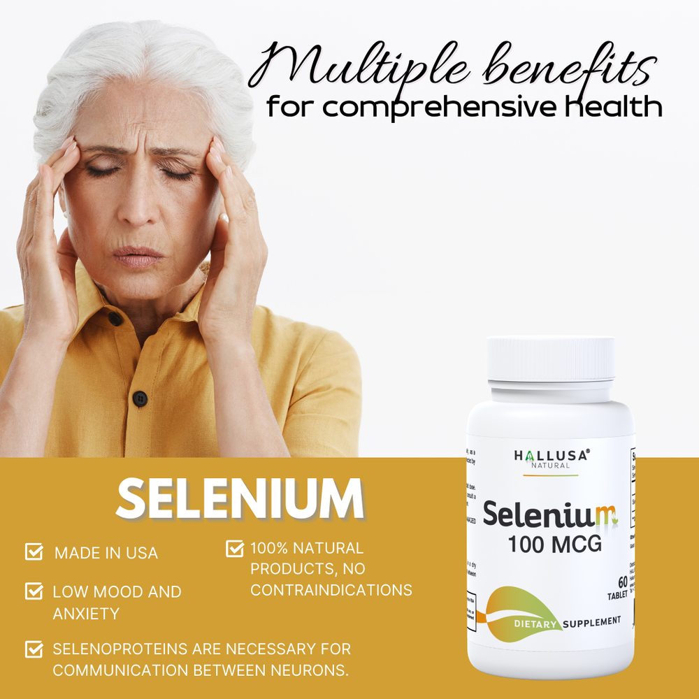 SELENIUM - For the Thyroid - Antioxidant & Immune Support - 60 Tab
