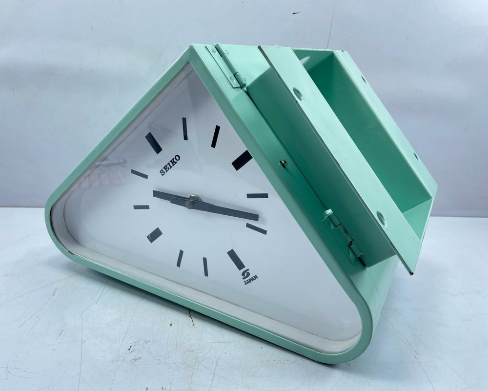 MC-018 Seikosha MC-271 Both Dialer Clock Vintage Triangular Secondary SlaveClock