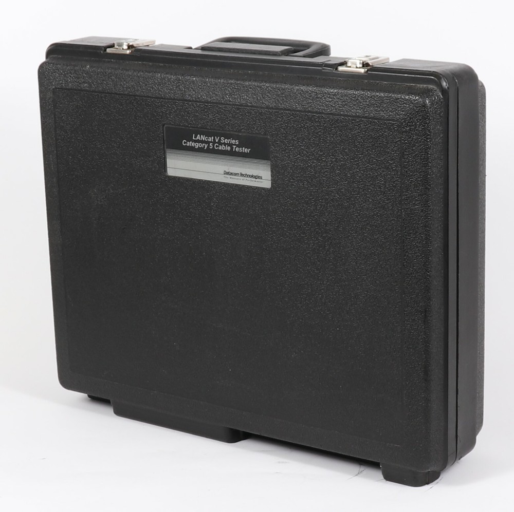 Datacom Technologies LANcat Vx Category 5 Cable Tester Analyzer w/ Power Adapter