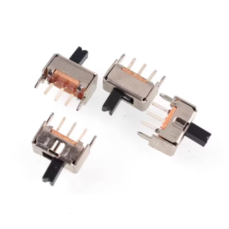 SS12D07V G4 2 Position SPDT 1P2T 3 Pin PCB Panel Mini Vertical Slide Switch