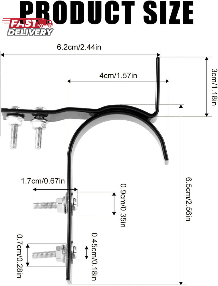 Mailbox Latch and Handle Kit, Metal Secure Replacement Set for Mailbox Door Repa