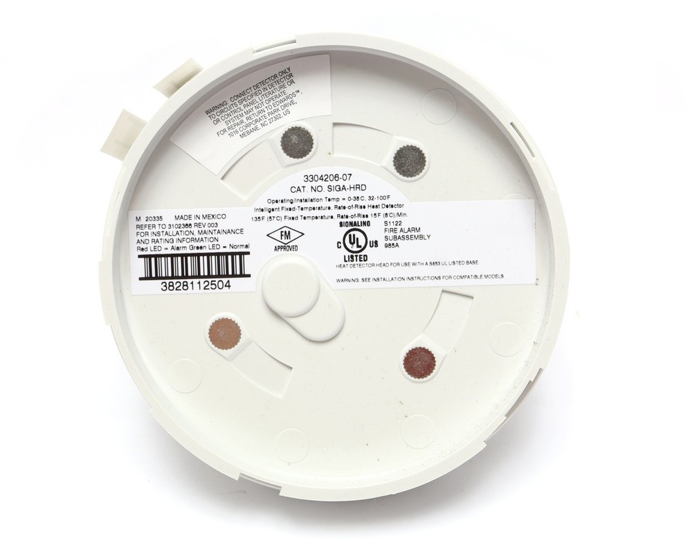 Edwards SIGA-HRD Intelligent Heat Detector