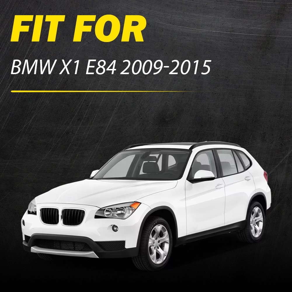 2PCS Inner Handle Interior Door Panel Pull Trim Cover For BMW X1 E84 2009-2015