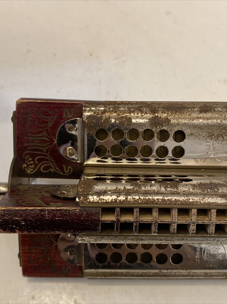 Hohner Paddle Wheel 4-In-1 Harmonica / Harp CFG *Rare* Missing D