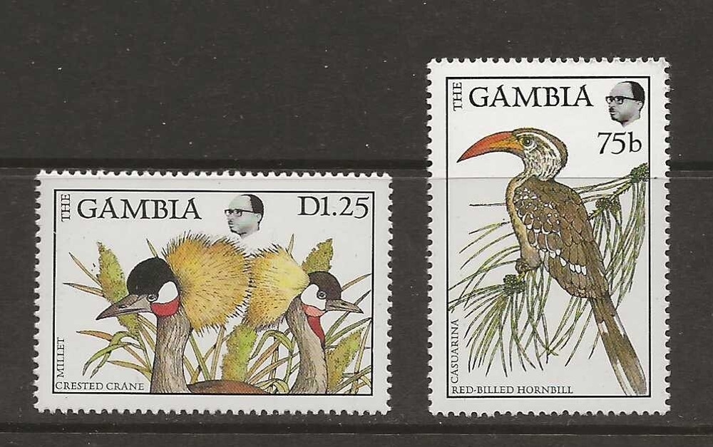 Gambia 1988 birds MNH (c435)