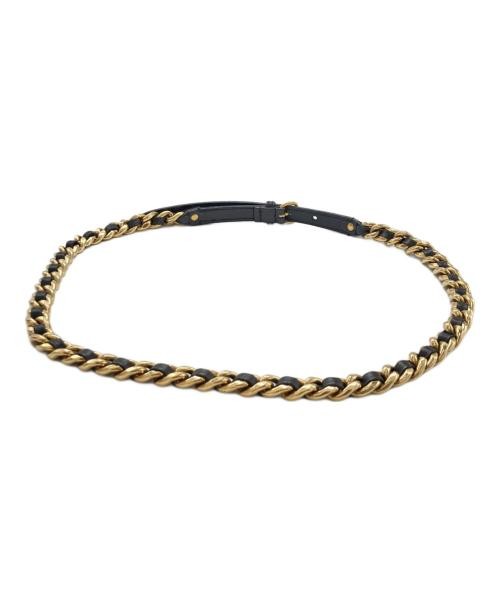 MIU MIU Chain belt black