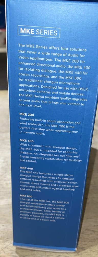 Sennheiser MKE 400 Mobile Kit
