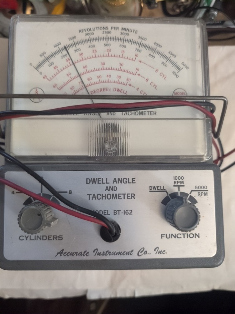 Accurate Instrument Dwell Angle And Tachometer Model BT-162