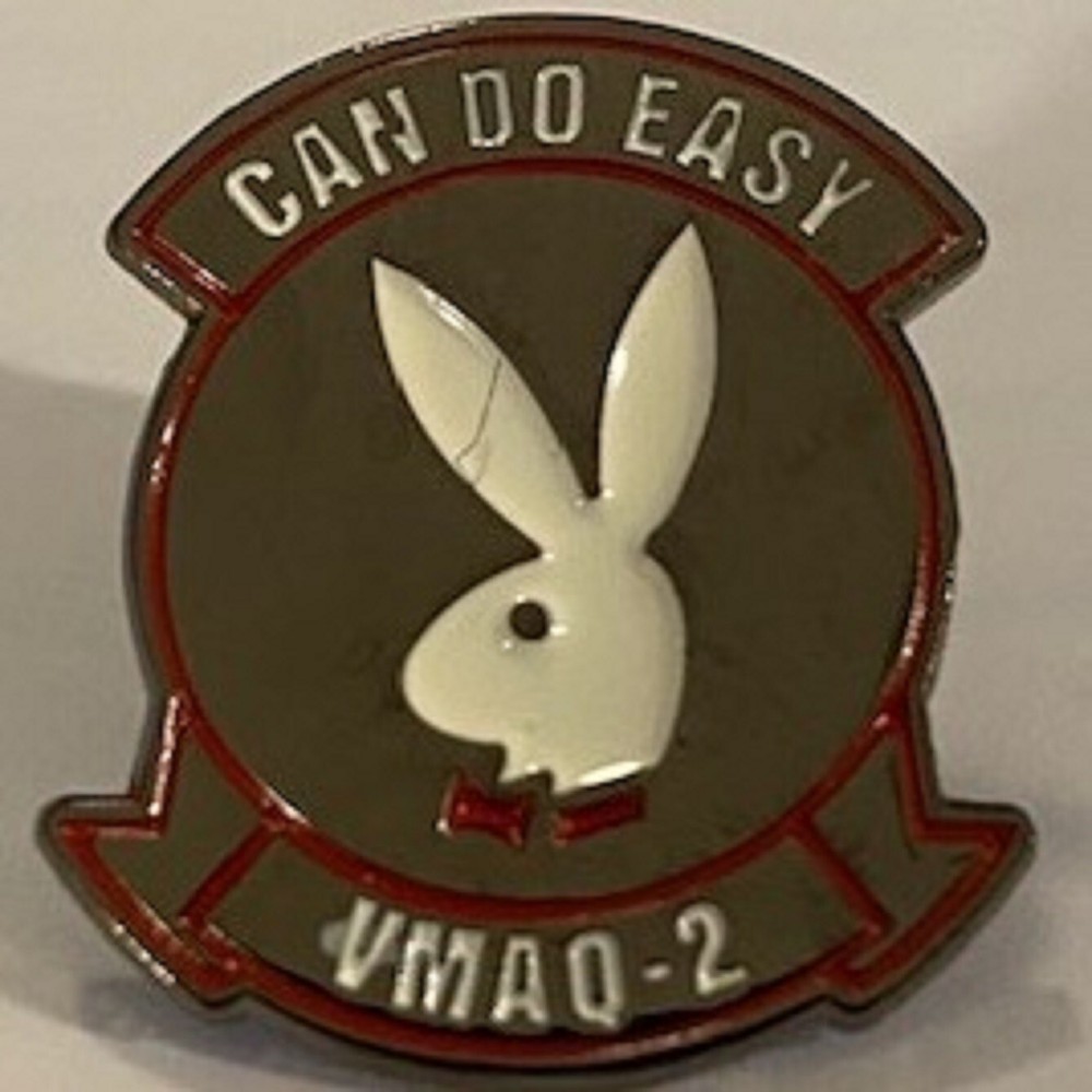 VMAQ-2 SQUADRON CAN DO EASY LAPEL BADGE PIN