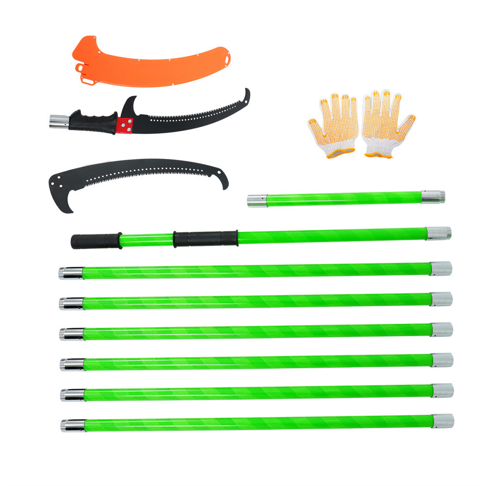 27 Feet Tree Pole Pruner Manual Branches Trimmer Tree For Pruning Palms & Shrubs