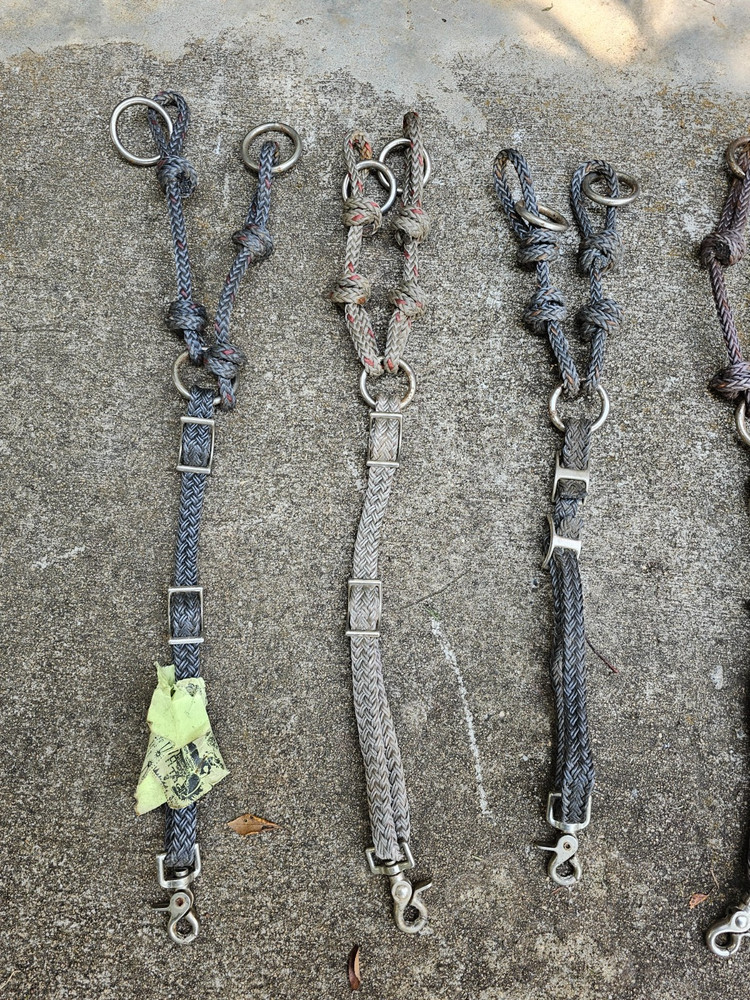 Used Nylon Training Forks with Conway Buckles and Trigger Snap