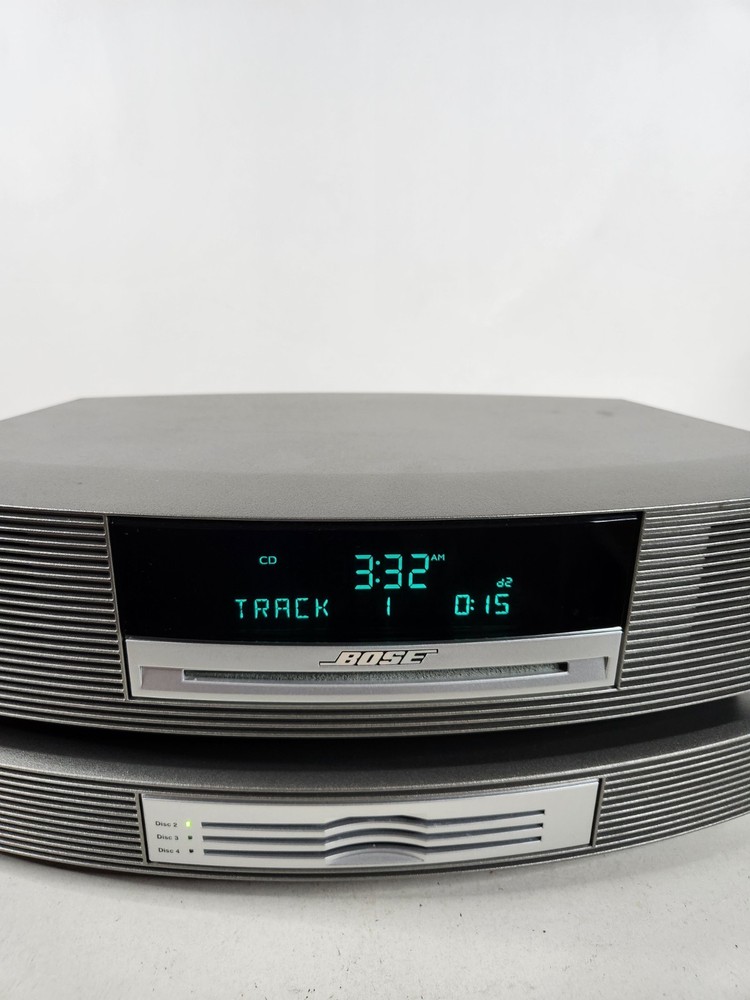 Bose Wave Music System CD Player Model With Multi CD Changer Remote Tested