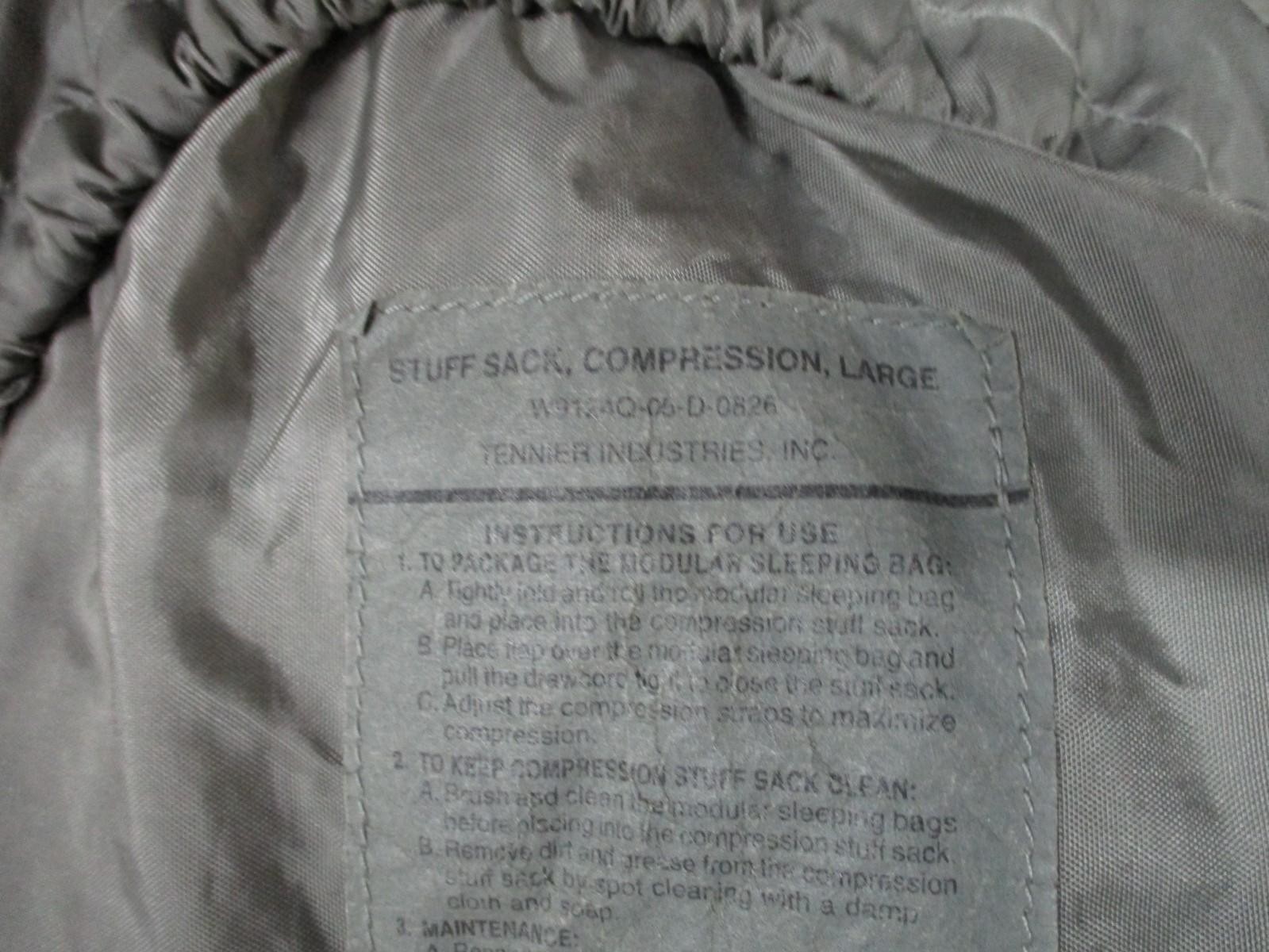 USGI Army Military 4-Piece Modular Sleep System MSS ACU Sleeping Bag Set