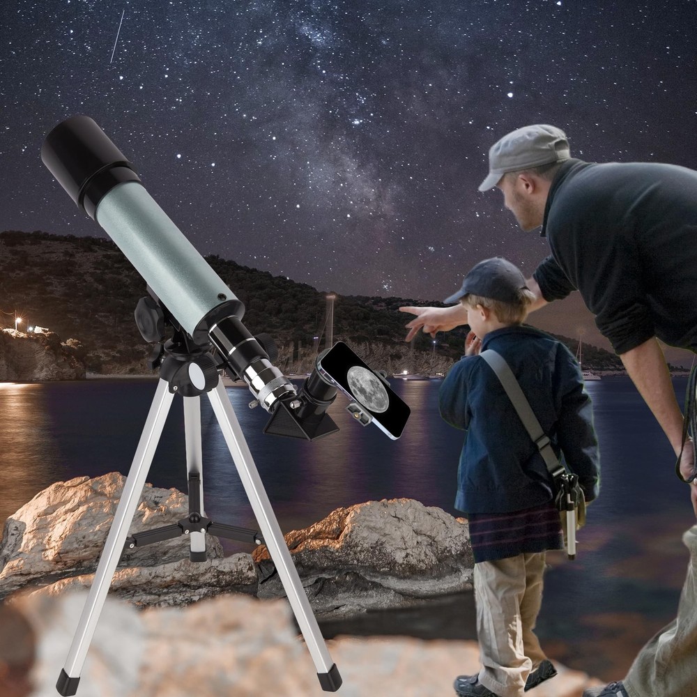 10x42 HD K4 Prism Monocular Telescope - Bundle with - Adjustable Telescope Ph...