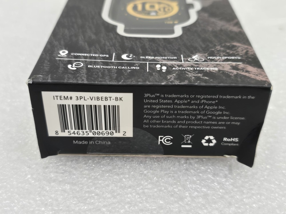 3Plus VibeLite Smartwatch w/ Bluetooth Calling NEW