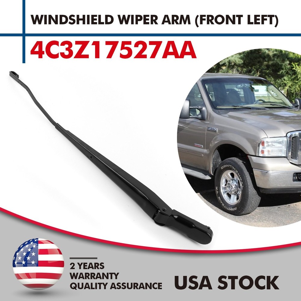 Front Wiper Arm Left Driver For Ford 4C3Z17527-AA Windshield OEM Replacement