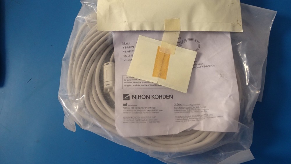 Nihon Kohden YS-088P4 Recorder Cable