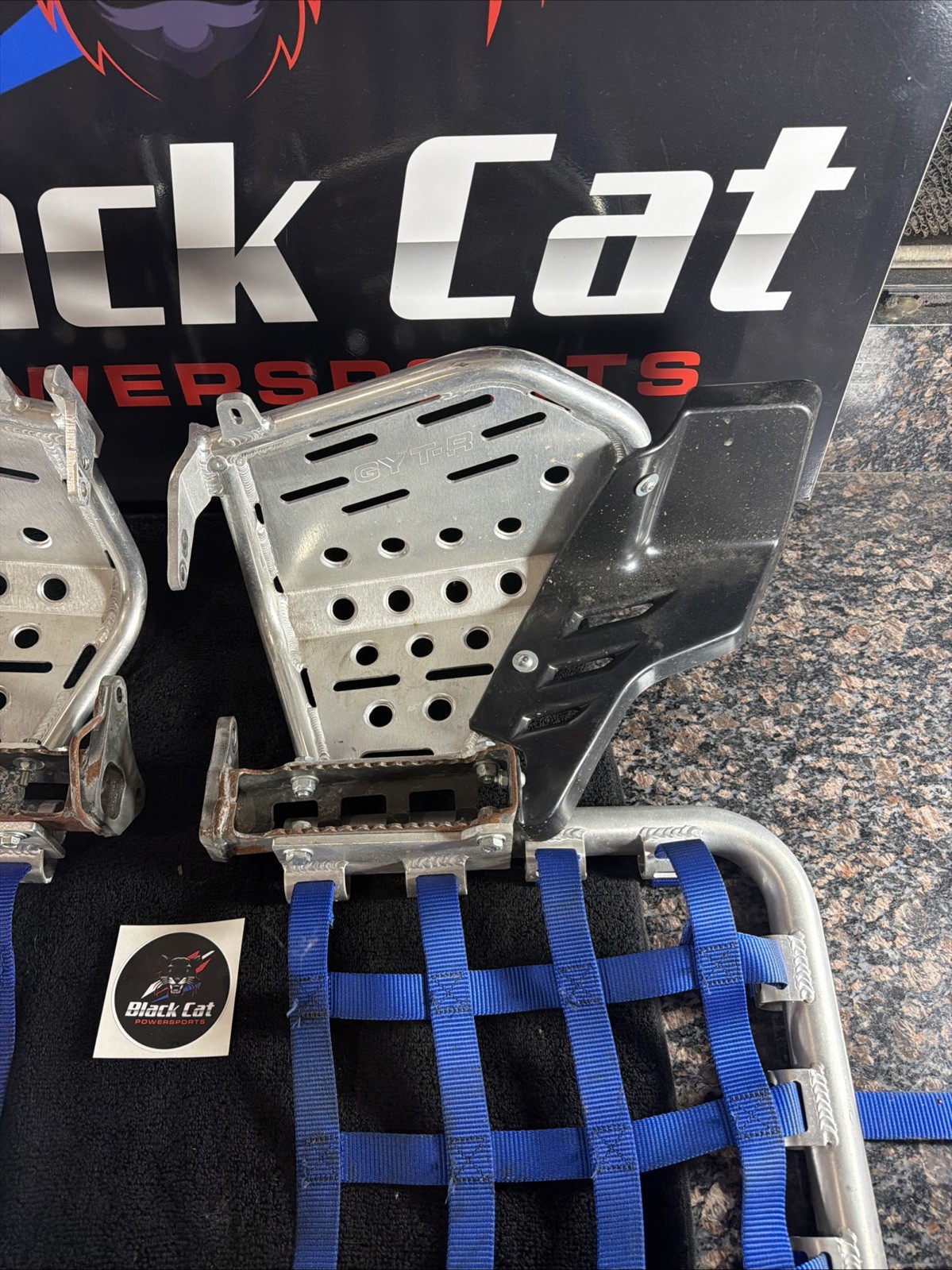 GYTR YFZ450 04-09 heel guards DG nerfs SHIPS ASAP